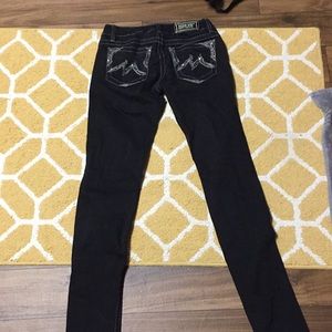 Black Miss Me Jeans, Size 27.
